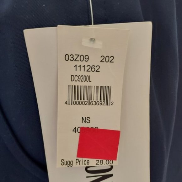 Speculation Navy Pull On Elastic Waist w/Button On Front Crop Pants Size S NWT - Picture 6 of 6